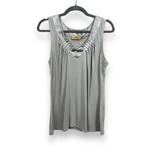 MOTTO Your Style Mantra Gray Tank Top